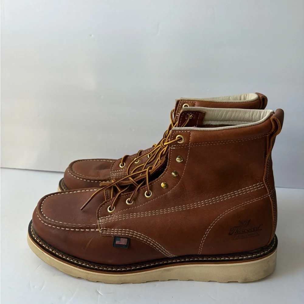 NWOT Thorogood American Heritage 6” Safety Toe Maxwear Wedge Boots Size 11 Men’s